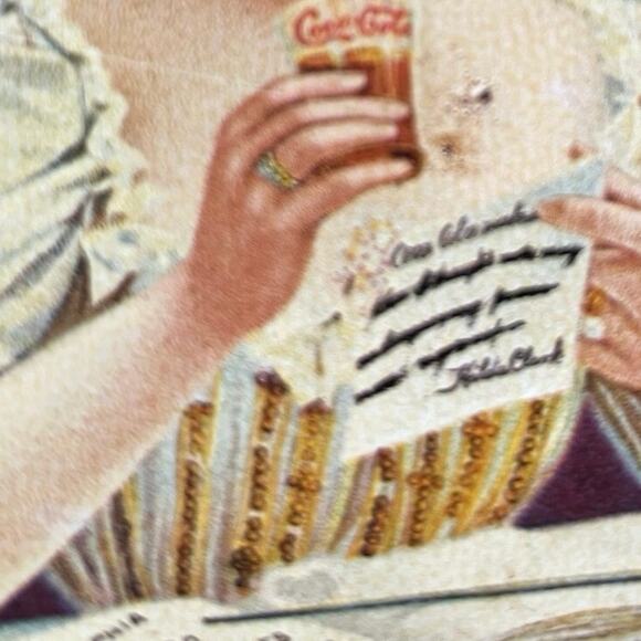 Vintage Coca Cola Tray, 75th Anniversary Coca Cola, Commemorative Plate, Retro - Picture 6 of 8